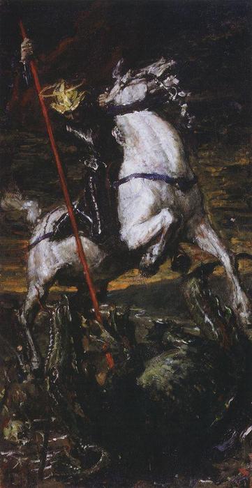 Wikioo.org - The Encyclopedia of Fine Arts - Painting, Artwork by Valentin Alexandrovich Serov - George the Victorious
