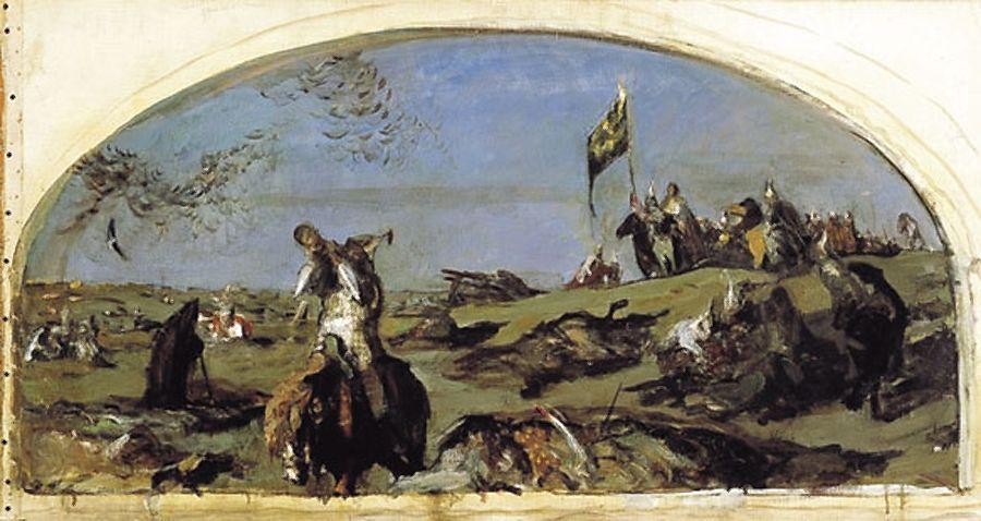 Wikioo.org - The Encyclopedia of Fine Arts - Painting, Artwork by Valentin Alexandrovich Serov - After the Battle of Kulikovo