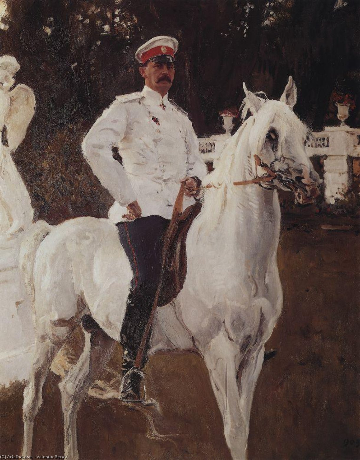 Wikioo.org - The Encyclopedia of Fine Arts - Painting, Artwork by Valentin Alexandrovich Serov - Portrait of Prince Felix Yussupov