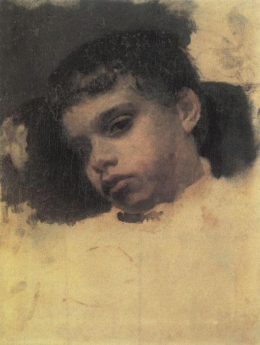 Wikioo.org – L'Encyclopédie des Beaux Arts - Peinture, Oeuvre de Valentin Alexandrovich Serov - Portrait de Kolya (Nikolay) Simonovich