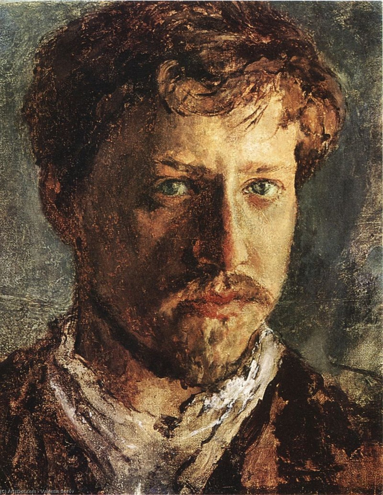 Wikioo.org - The Encyclopedia of Fine Arts - Painting, Artwork by Valentin Alexandrovich Serov - Self-Portrait