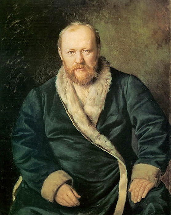 WikiOO.org - Enciklopedija dailės - Tapyba, meno kuriniai Vasily Grigoryevich Perov - Portrait of the Playwright Alexander Ostrovsky