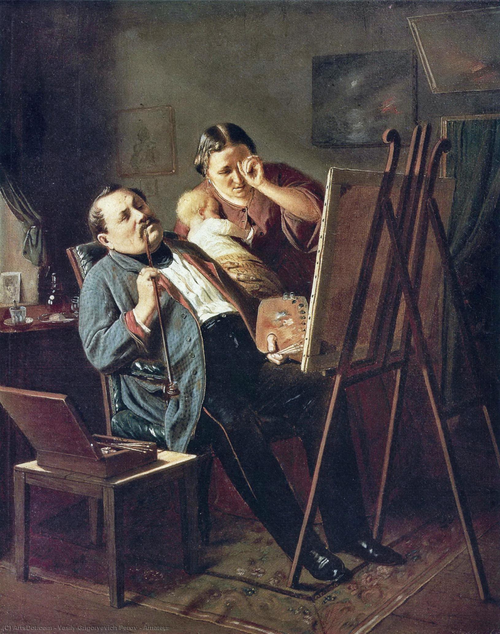 WikiOO.org - Enciclopedia of Fine Arts - Pictura, lucrări de artă Vasily Grigoryevich Perov - Amateur