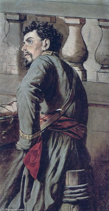 WikiOO.org - אנציקלופדיה לאמנויות יפות - ציור, יצירות אמנות Vasily Grigoryevich Perov - Cossack