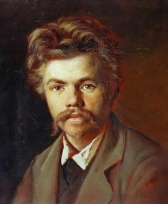 WikiOO.org – 美術百科全書 - 繪畫，作品 Vasily Grigoryevich Perov -  肖像  一个  未知