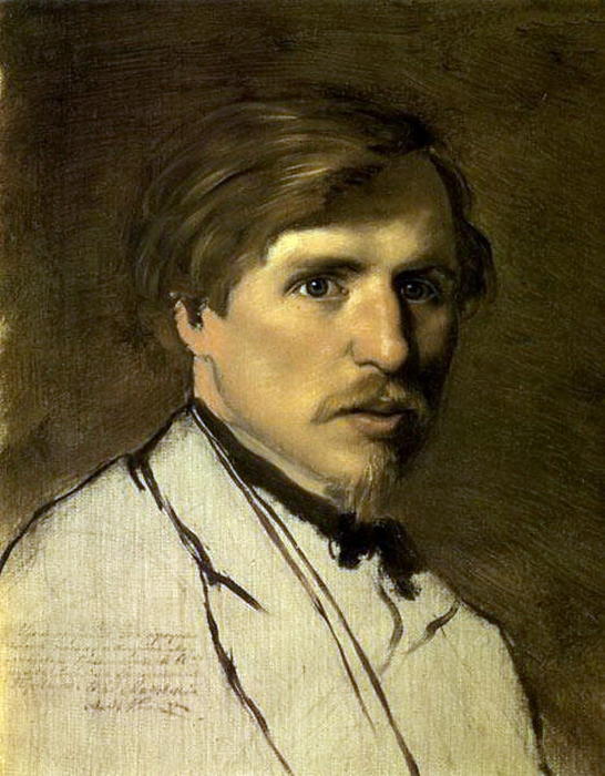 Wikioo.org - The Encyclopedia of Fine Arts - Painting, Artwork by Vasily Grigoryevich Perov - Portrait of the Artist Illarion Prianishnikov