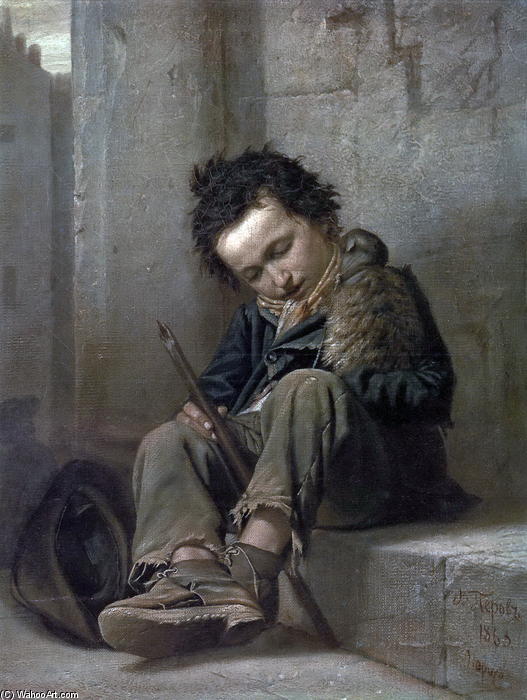 WikiOO.org - Encyclopedia of Fine Arts - Lukisan, Artwork Vasily Grigoryevich Perov - Savoyard