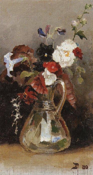 Wikioo.org - The Encyclopedia of Fine Arts - Painting, Artwork by Vasily Dmitrievich Polenov - Bouquet of flowers