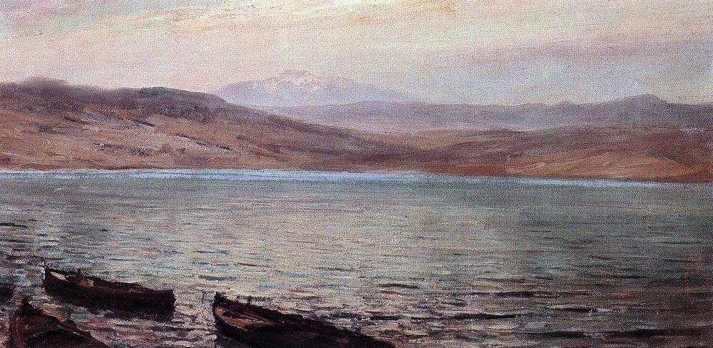 WikiOO.org - Encyclopedia of Fine Arts - Schilderen, Artwork Vasily Dmitrievich Polenov - Tiberias (Gennesaret) lake