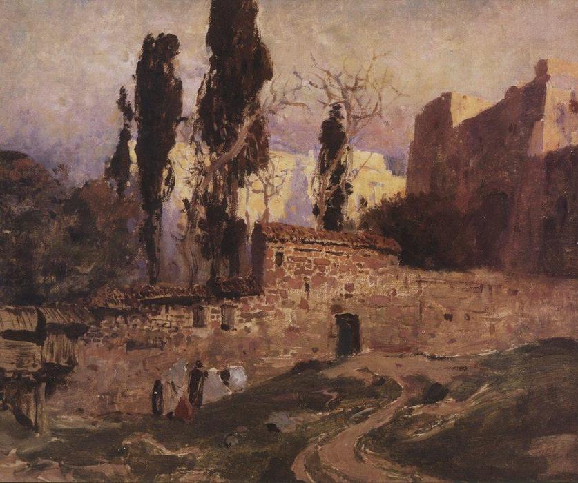 WikiOO.org - Encyclopedia of Fine Arts - Lukisan, Artwork Vasily Dmitrievich Polenov - Constantinople