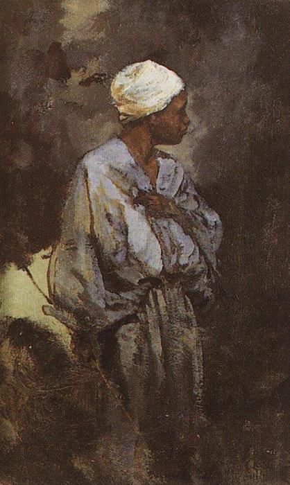 WikiOO.org - Encyclopedia of Fine Arts - Maalaus, taideteos Vasily Dmitrievich Polenov - Dunkey Driver in Cairo