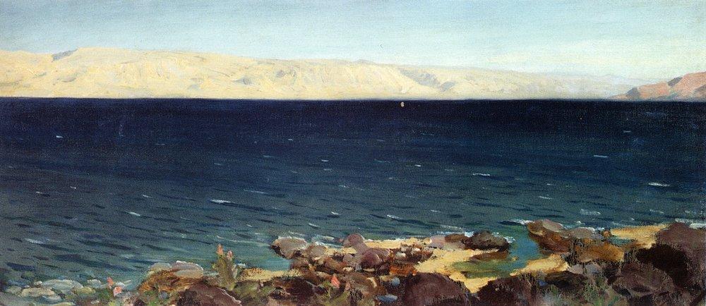Wikioo.org - The Encyclopedia of Fine Arts - Painting, Artwork by Vasily Dmitrievich Polenov - Tiberias (Gennesaret) lake