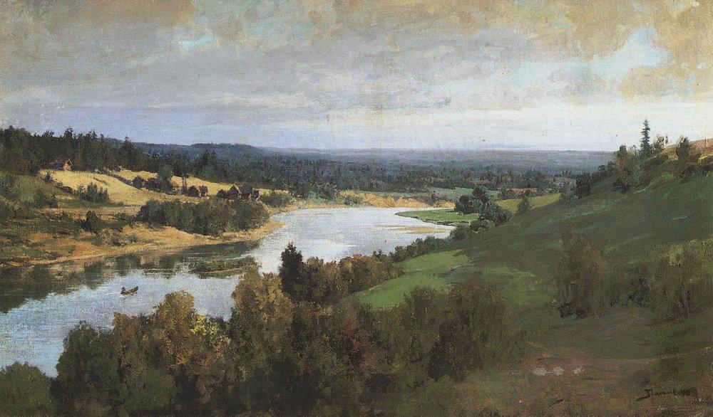 Wikioo.org - The Encyclopedia of Fine Arts - Painting, Artwork by Vasily Dmitrievich Polenov - Oyat river