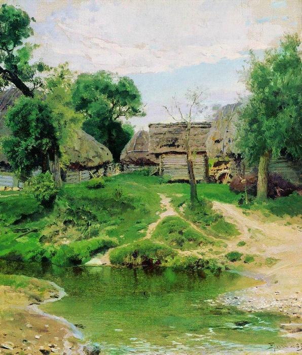 Wikioo.org - The Encyclopedia of Fine Arts - Painting, Artwork by Vasily Dmitrievich Polenov - Turgenevo Village