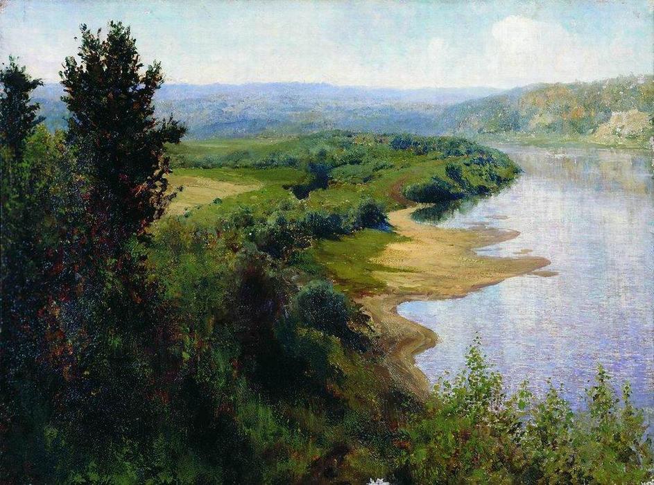 Wikioo.org - The Encyclopedia of Fine Arts - Painting, Artwork by Vasily Dmitrievich Polenov - A river