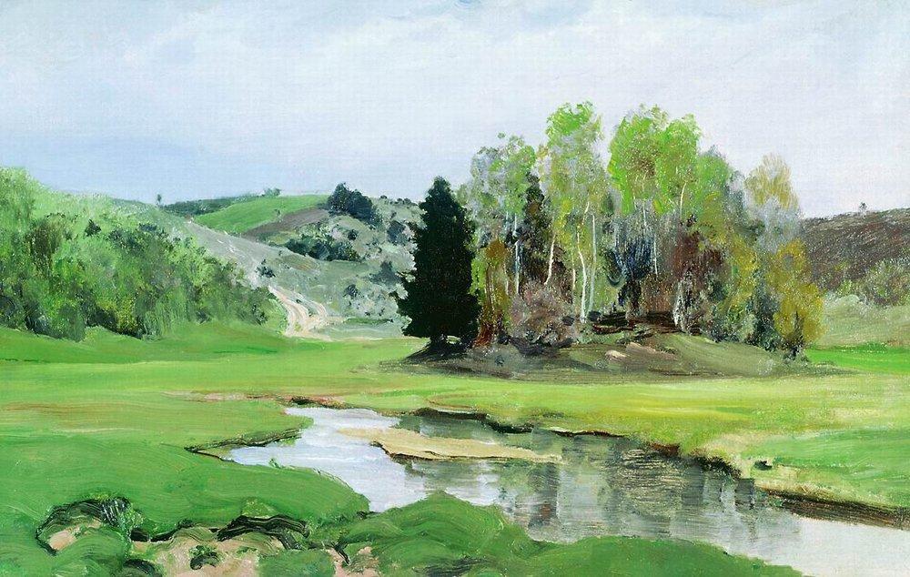 Wikioo.org - The Encyclopedia of Fine Arts - Painting, Artwork by Vasily Dmitrievich Polenov - The River Svinka