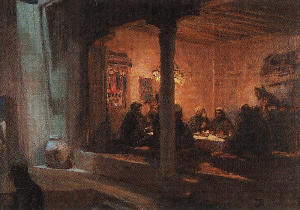 Wikioo.org - The Encyclopedia of Fine Arts - Painting, Artwork by Vasily Dmitrievich Polenov - Lord's Supper