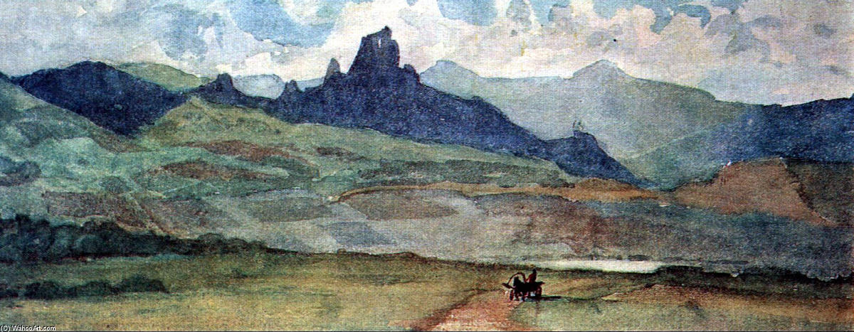 Wikioo.org - The Encyclopedia of Fine Arts - Painting, Artwork by Vasili Ivanovich Surikov - Minusinsk steppe
