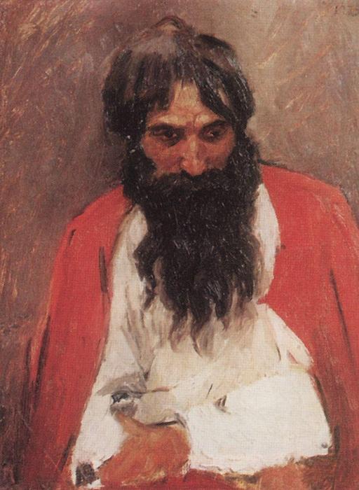 WikiOO.org - אנציקלופדיה לאמנויות יפות - ציור, יצירות אמנות Vasili Ivanovich Surikov - Blackbearded old man