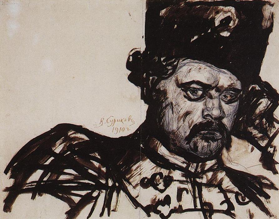 WikiOO.org - Encyclopedia of Fine Arts - Maalaus, taideteos Vasili Ivanovich Surikov - Stepan Razin