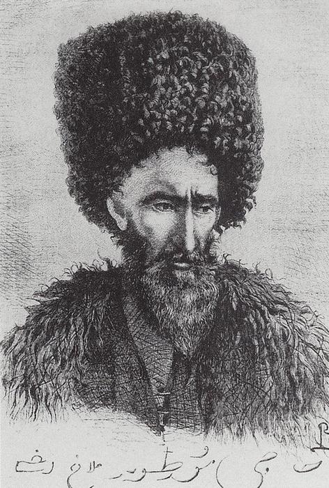 WikiOO.org - Enciclopedia of Fine Arts - Pictura, lucrări de artă Vasily Vasilevich Vereshchagin - Lezgin Haji Murtuz-agha from Dagestan