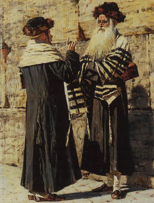 Wikioo.org - สารานุกรมวิจิตรศิลป์ - จิตรกรรม Vasily Vasilevich Vereshchagin - Two Jews