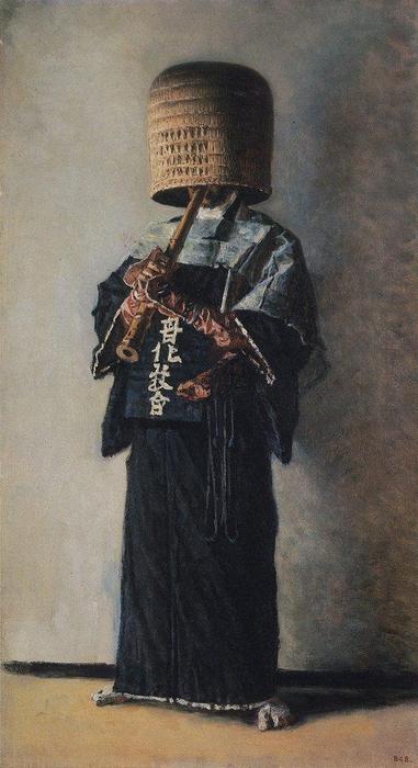 WikiOO.org - دایره المعارف هنرهای زیبا - نقاشی، آثار هنری Vasily Vasilevich Vereshchagin - Japanese Beggar