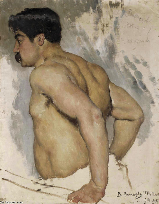 Wikioo.org – L'Enciclopedia delle Belle Arti - Pittura, Opere di Victor Vasnetsov - Ritratto dell artista Nikolai Kuznetsov
