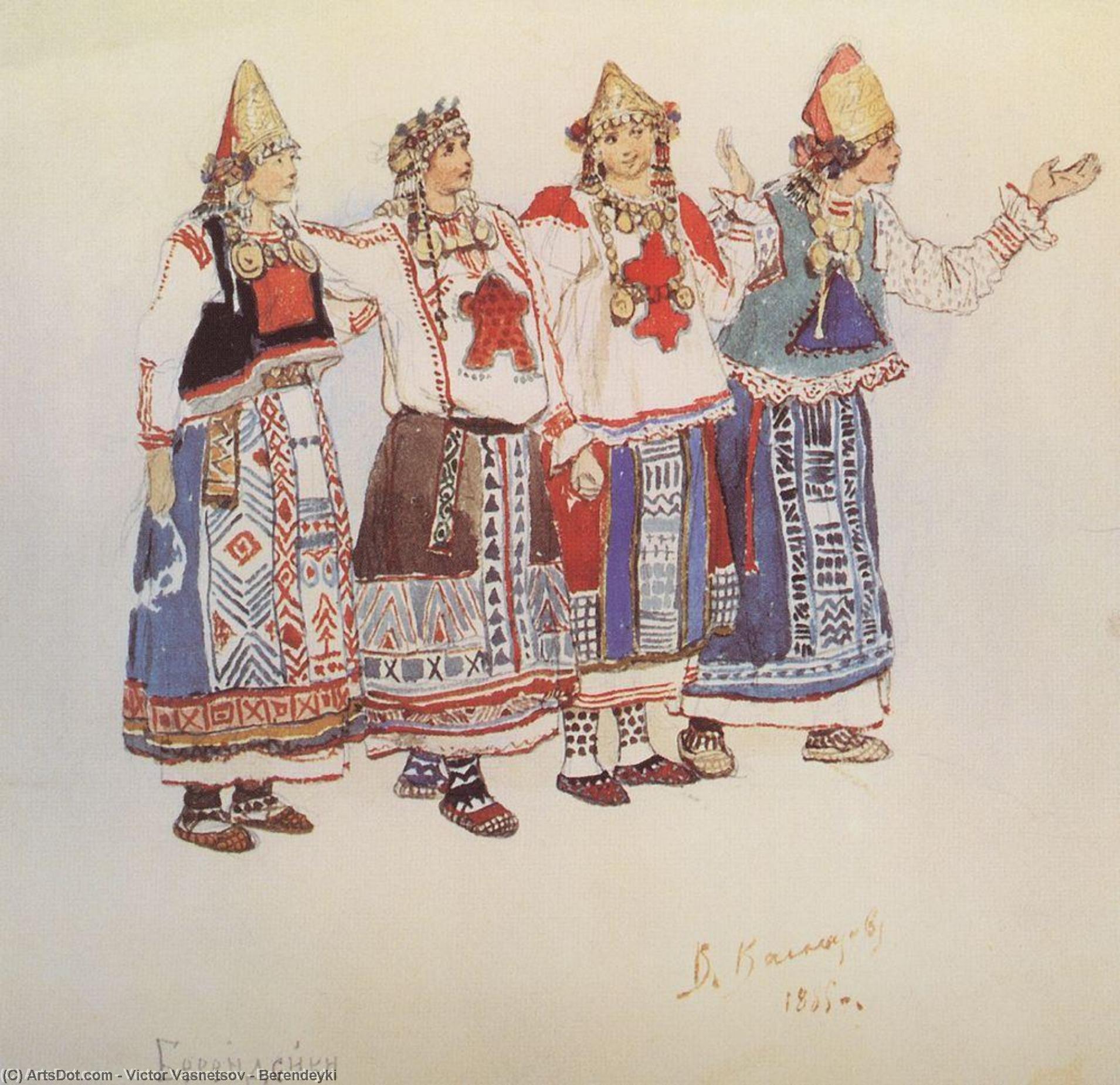 WikiOO.org - Encyclopedia of Fine Arts - Maalaus, taideteos Victor Vasnetsov - Berendeyki