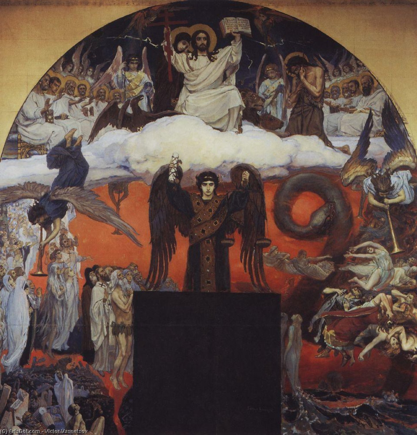 Wikioo.org - The Encyclopedia of Fine Arts - Painting, Artwork by Victor Vasnetsov - Judgement Day