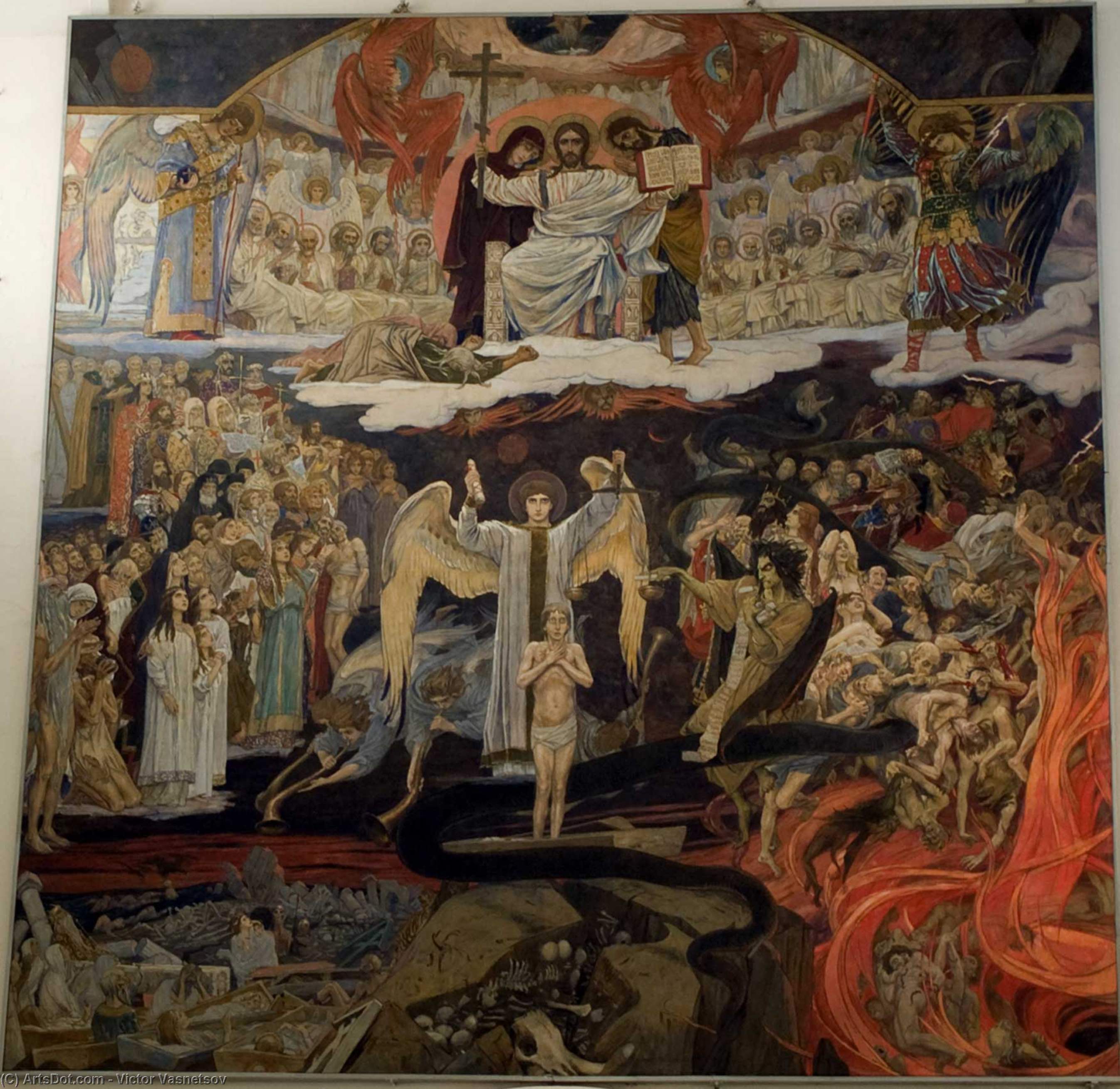 Wikioo.org - The Encyclopedia of Fine Arts - Painting, Artwork by Victor Vasnetsov - The Last Judgement