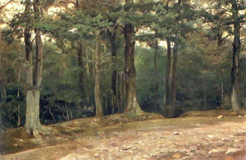 Wikioo.org - The Encyclopedia of Fine Arts - Painting, Artwork by Victor Vasnetsov - In the park