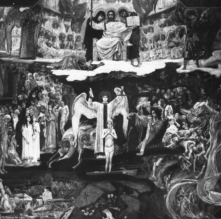 Wikioo.org - The Encyclopedia of Fine Arts - Painting, Artwork by Victor Vasnetsov - Last Judgment