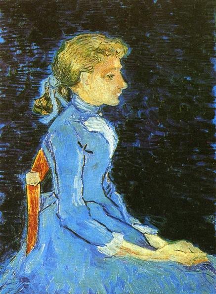 WikiOO.org - Енциклопедия за изящни изкуства - Живопис, Произведения на изкуството Vincent Van Gogh - Portrait of Adeline Ravoux