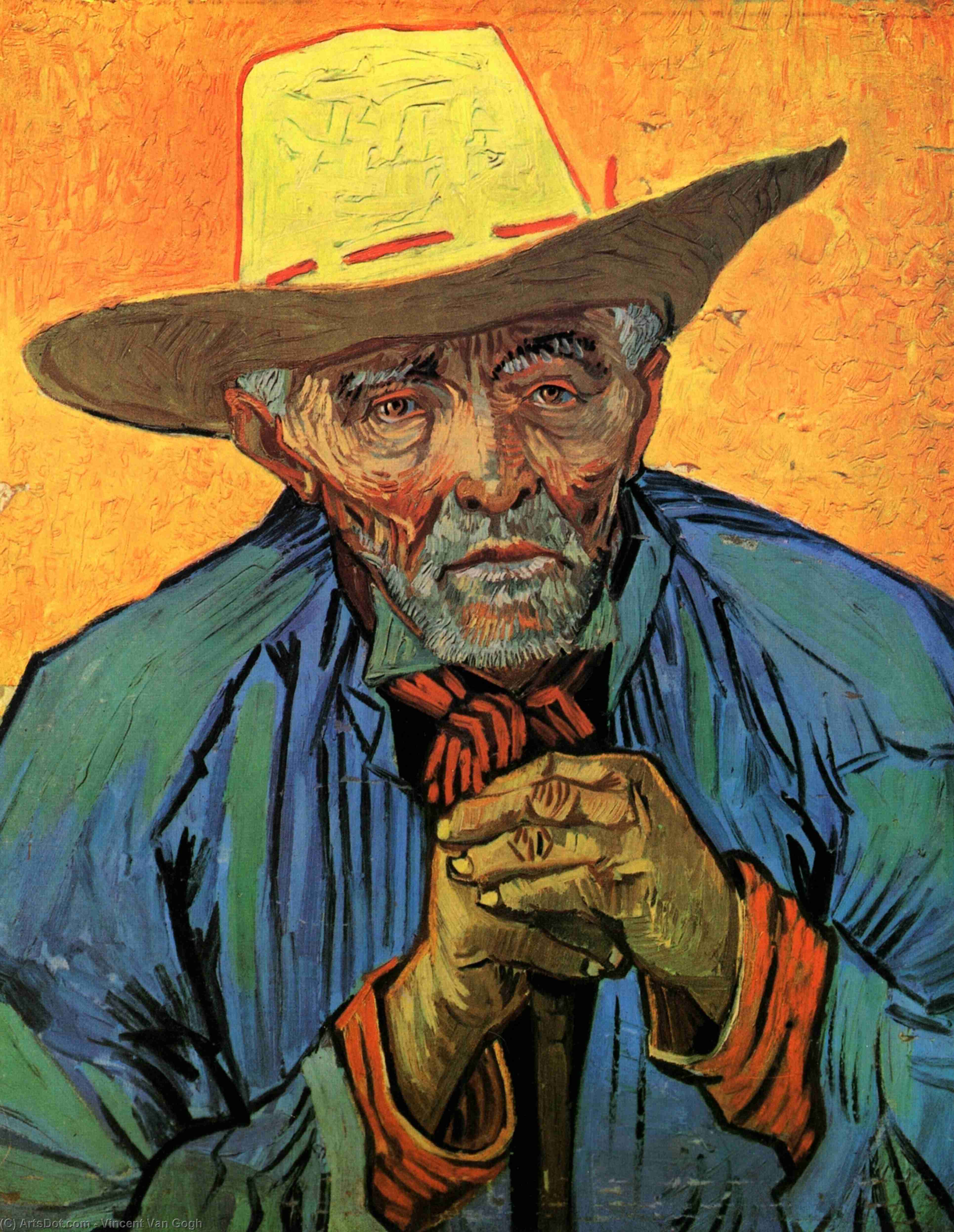 WikiOO.org - Encyclopedia of Fine Arts - Lukisan, Artwork Vincent Van Gogh - Portrait of Patience Escalier
