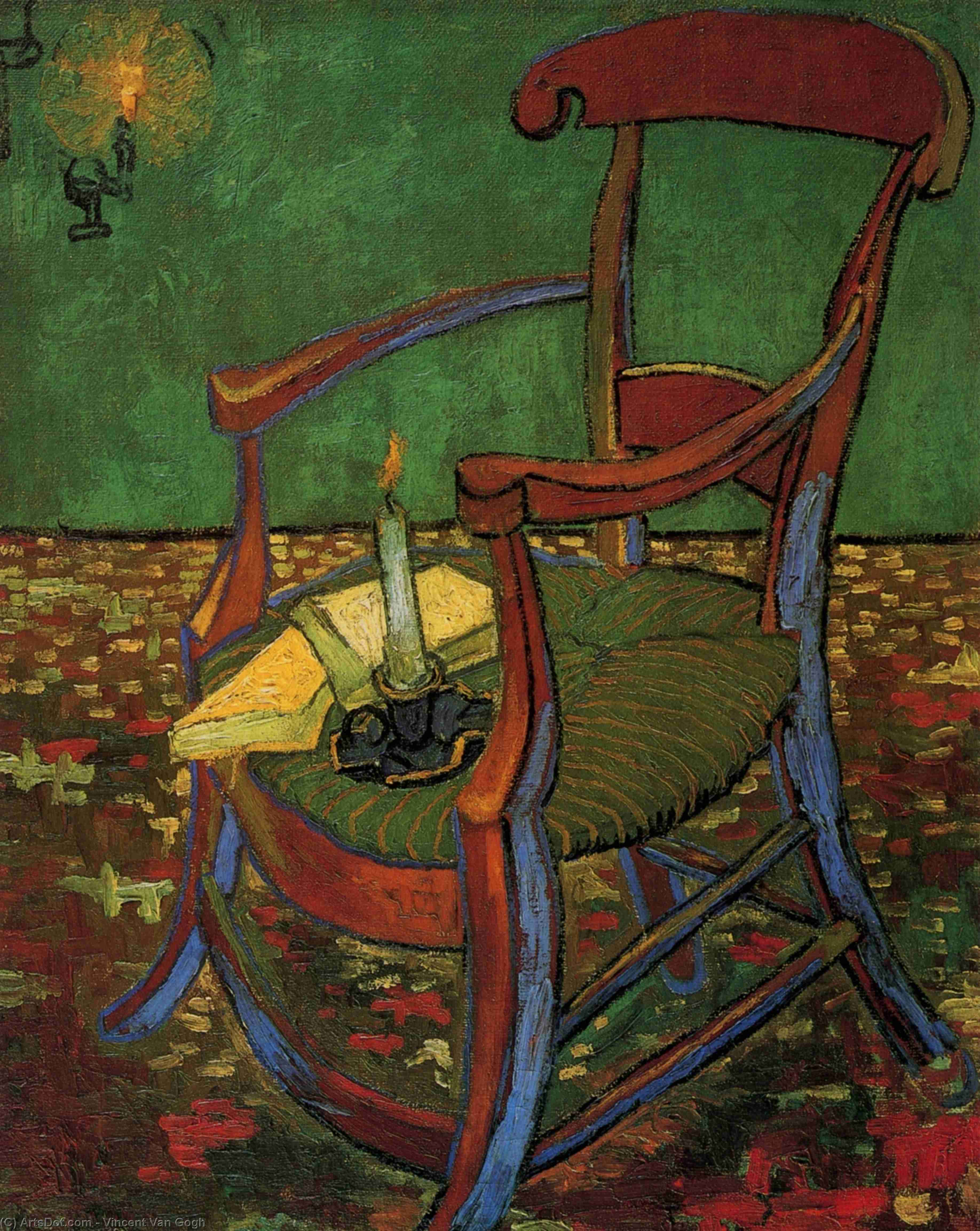 Wikioo.org - The Encyclopedia of Fine Arts - Painting, Artwork by Vincent Van Gogh - Paul Gauguin s Armchair