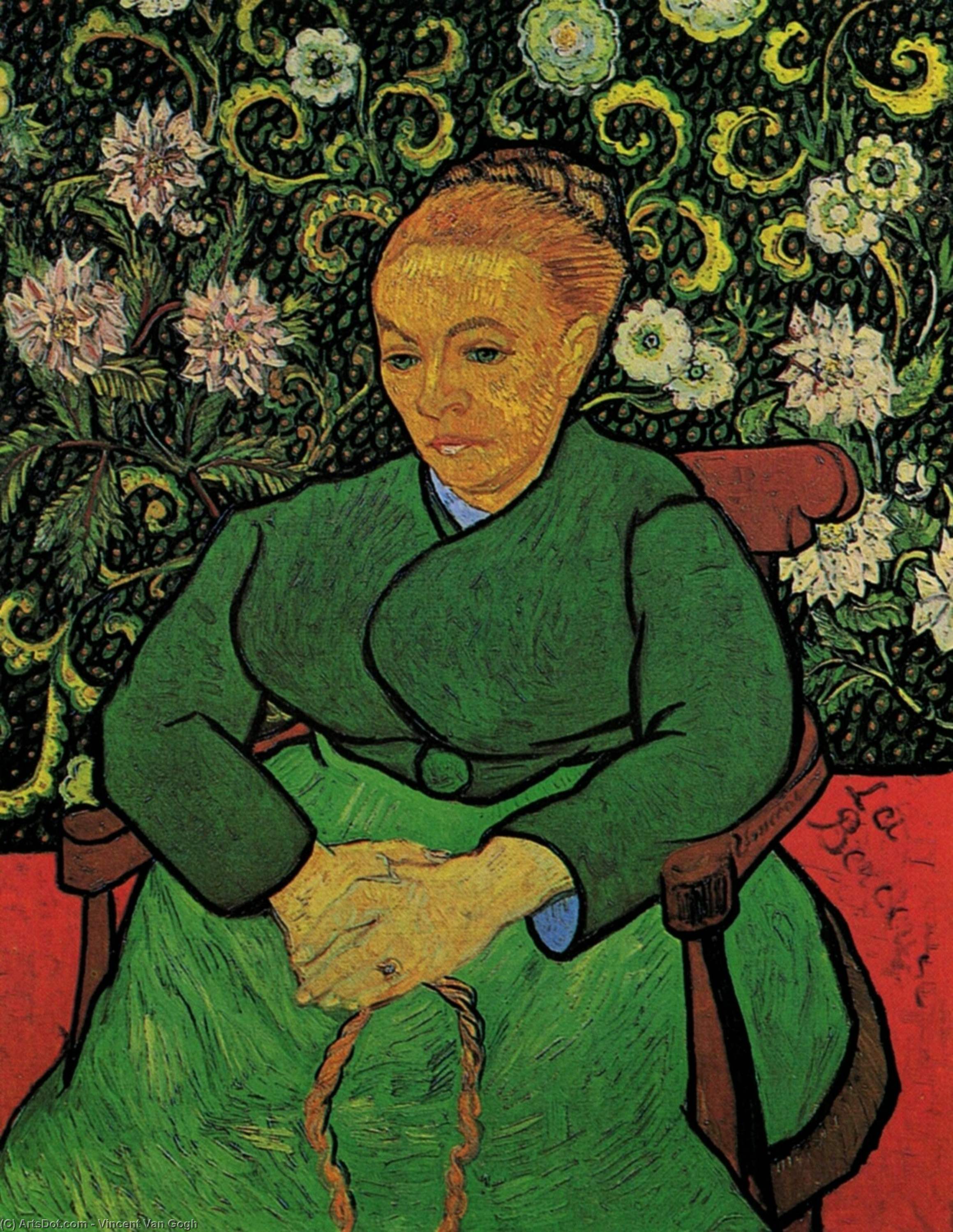 Wikioo.org - The Encyclopedia of Fine Arts - Painting, Artwork by Vincent Van Gogh - Madame Augustine Roulin