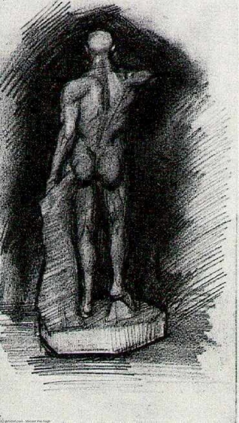 WikiOO.org - Enciklopedija likovnih umjetnosti - Slikarstvo, umjetnička djela Vincent Van Gogh - Plaster Statuette