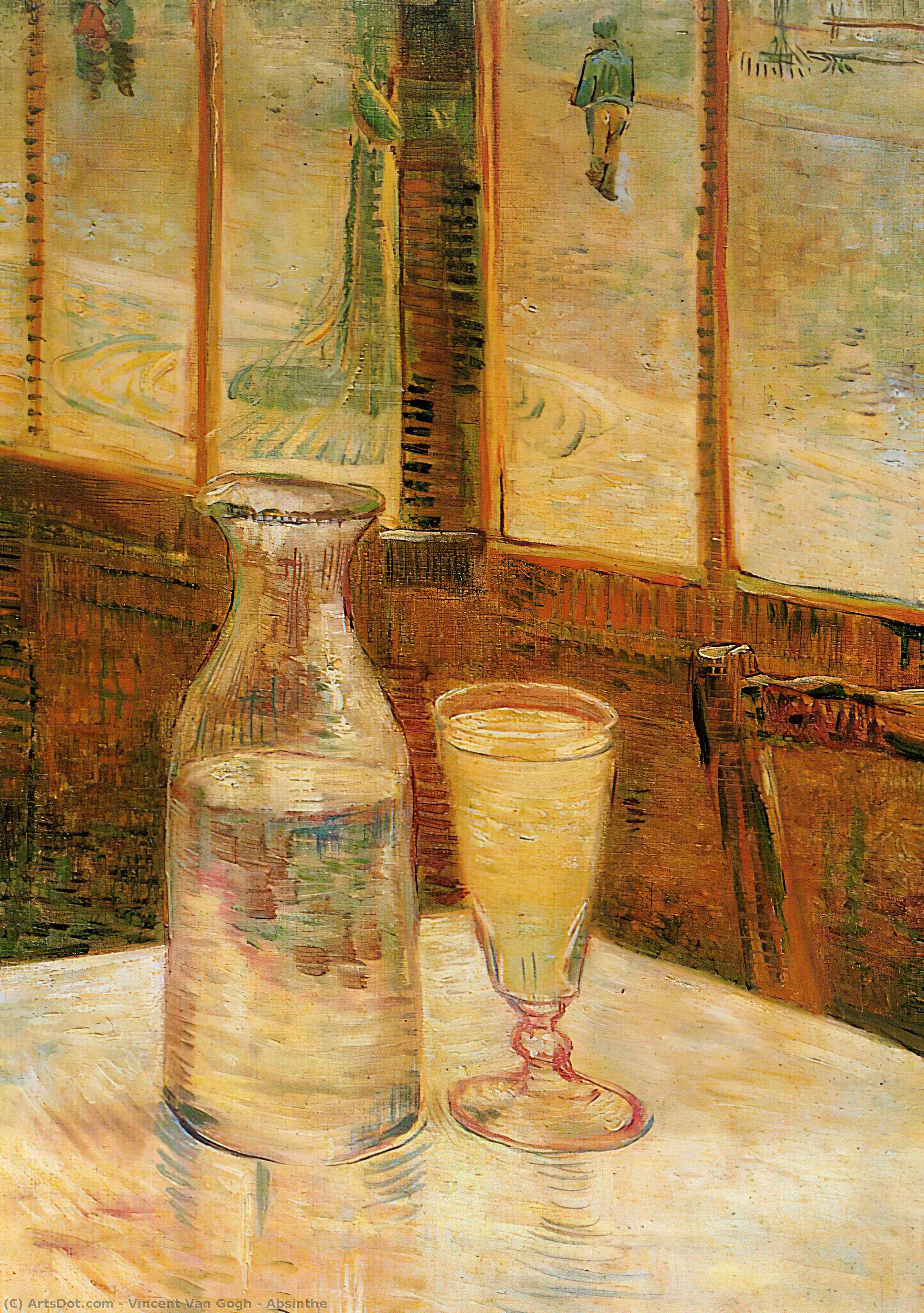 Wikioo.org - The Encyclopedia of Fine Arts - Painting, Artwork by Vincent Van Gogh - Absinthe