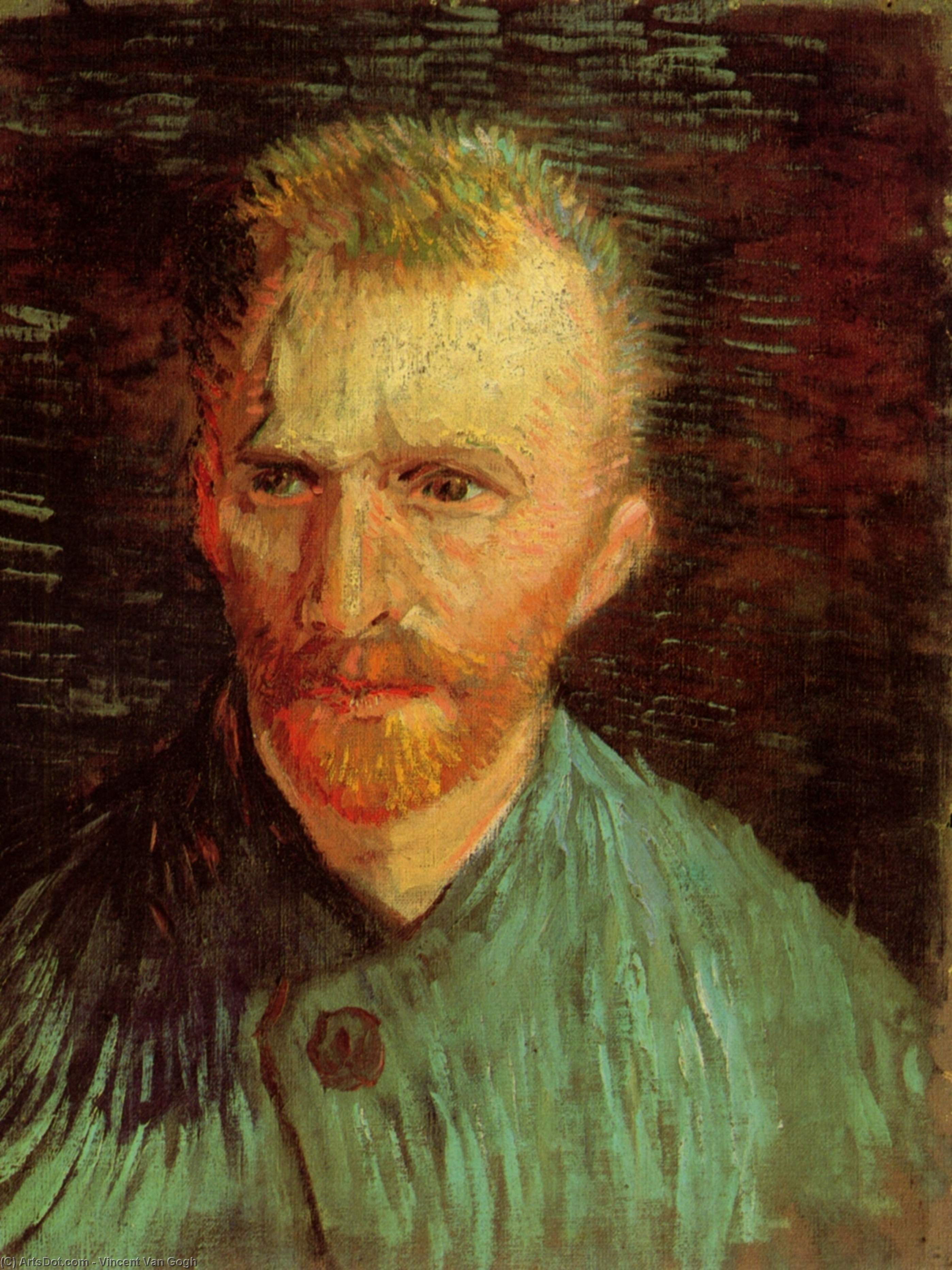 WikiOO.org - Enciclopédia das Belas Artes - Pintura, Arte por Vincent Van Gogh - Self-Portrait