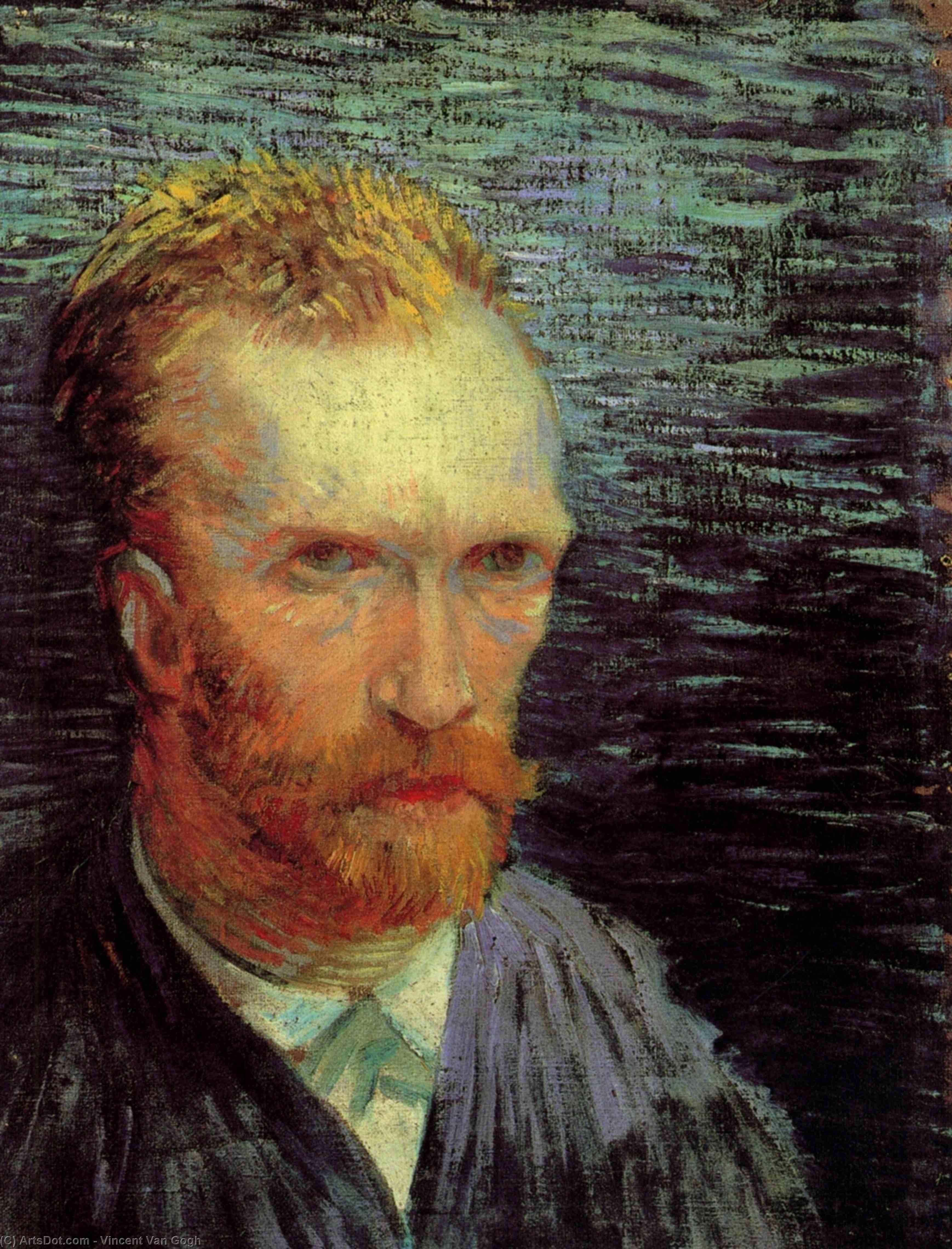 WikiOO.org – 美術百科全書 - 繪畫，作品 Vincent Van Gogh - 自画像 10