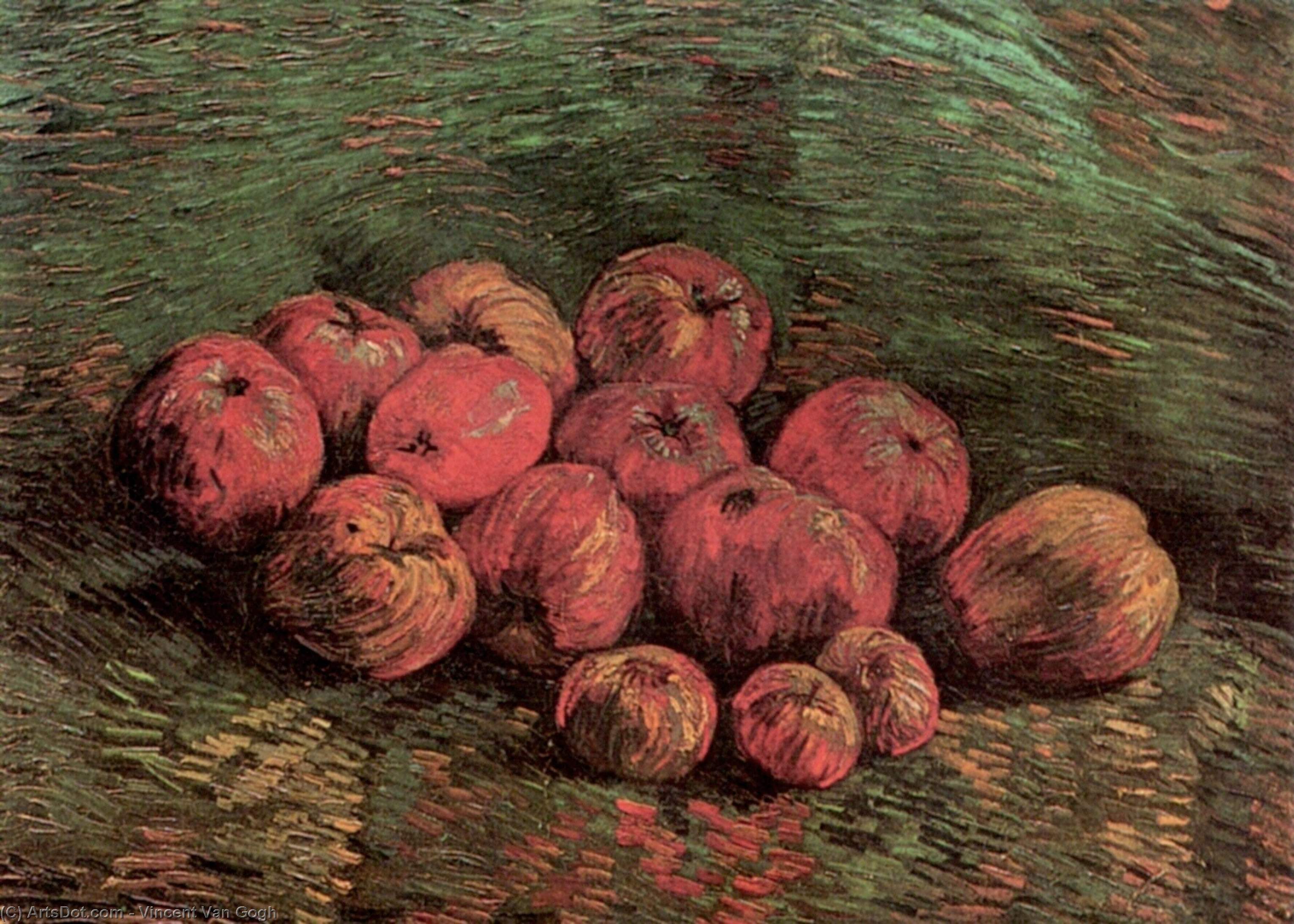 Wikioo.org - The Encyclopedia of Fine Arts - Painting, Artwork by Vincent Van Gogh - Still Life with Apples