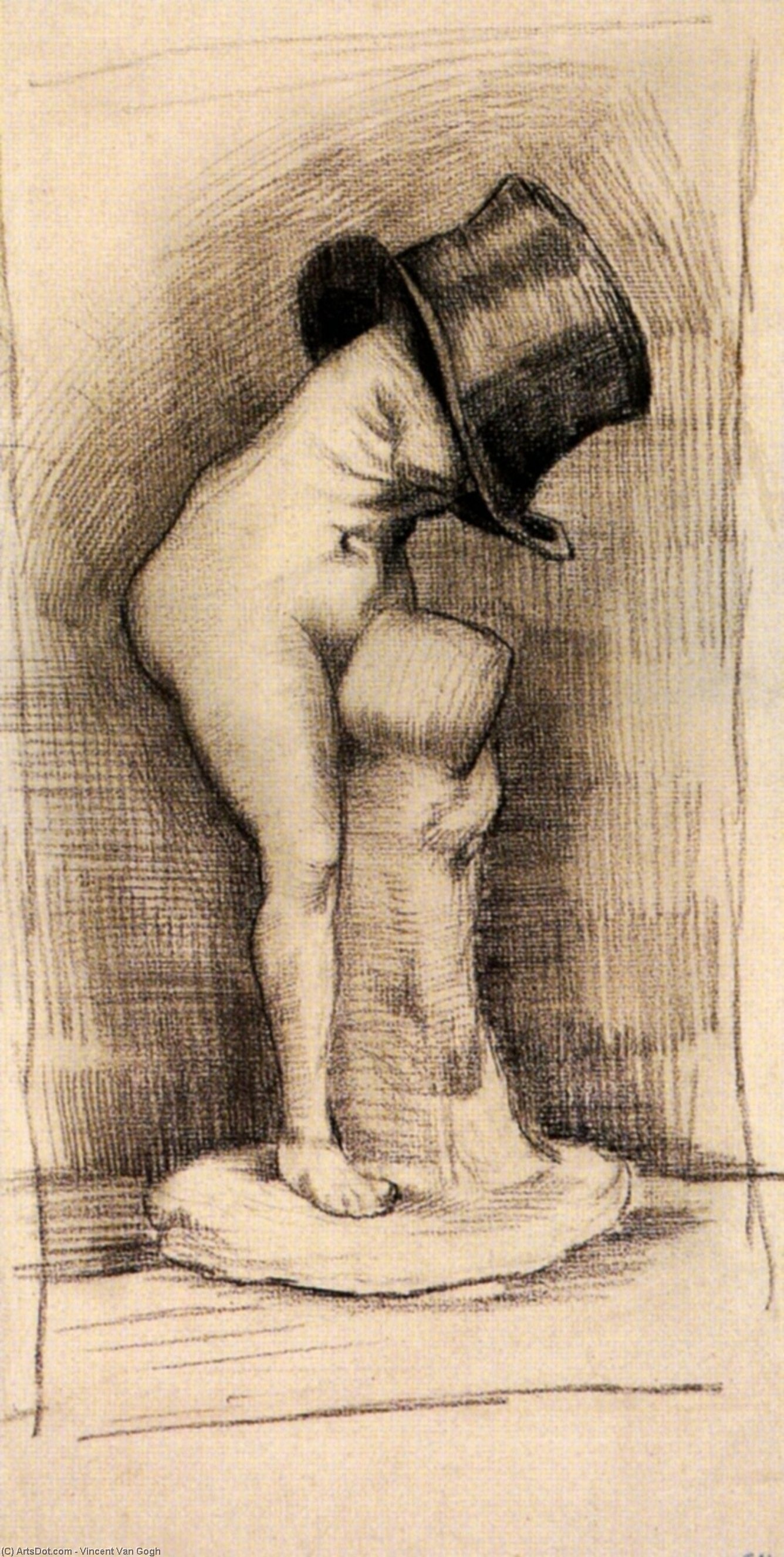 WikiOO.org - Enciklopedija likovnih umjetnosti - Slikarstvo, umjetnička djela Vincent Van Gogh - Venus in a Top Hat