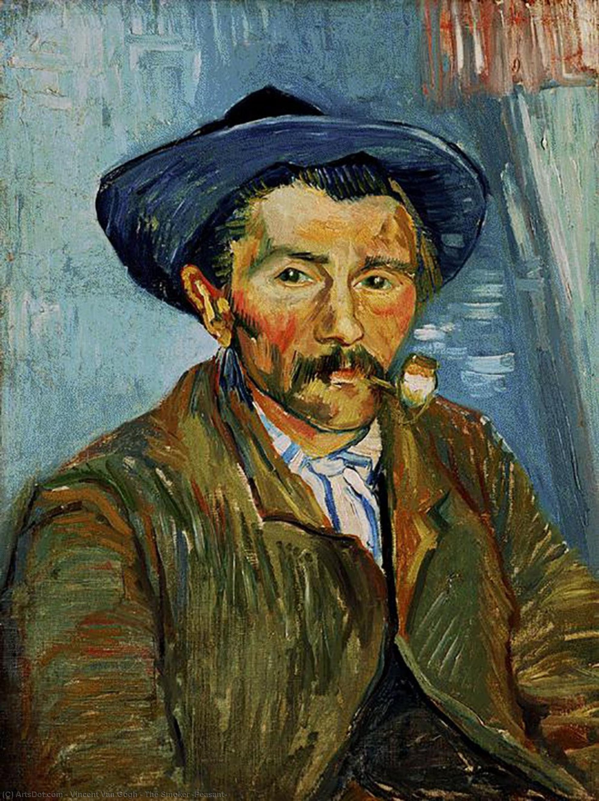 Wikioo.org – L'Encyclopédie des Beaux Arts - Peinture, Oeuvre de Vincent Van Gogh - Le Fumeur paysan