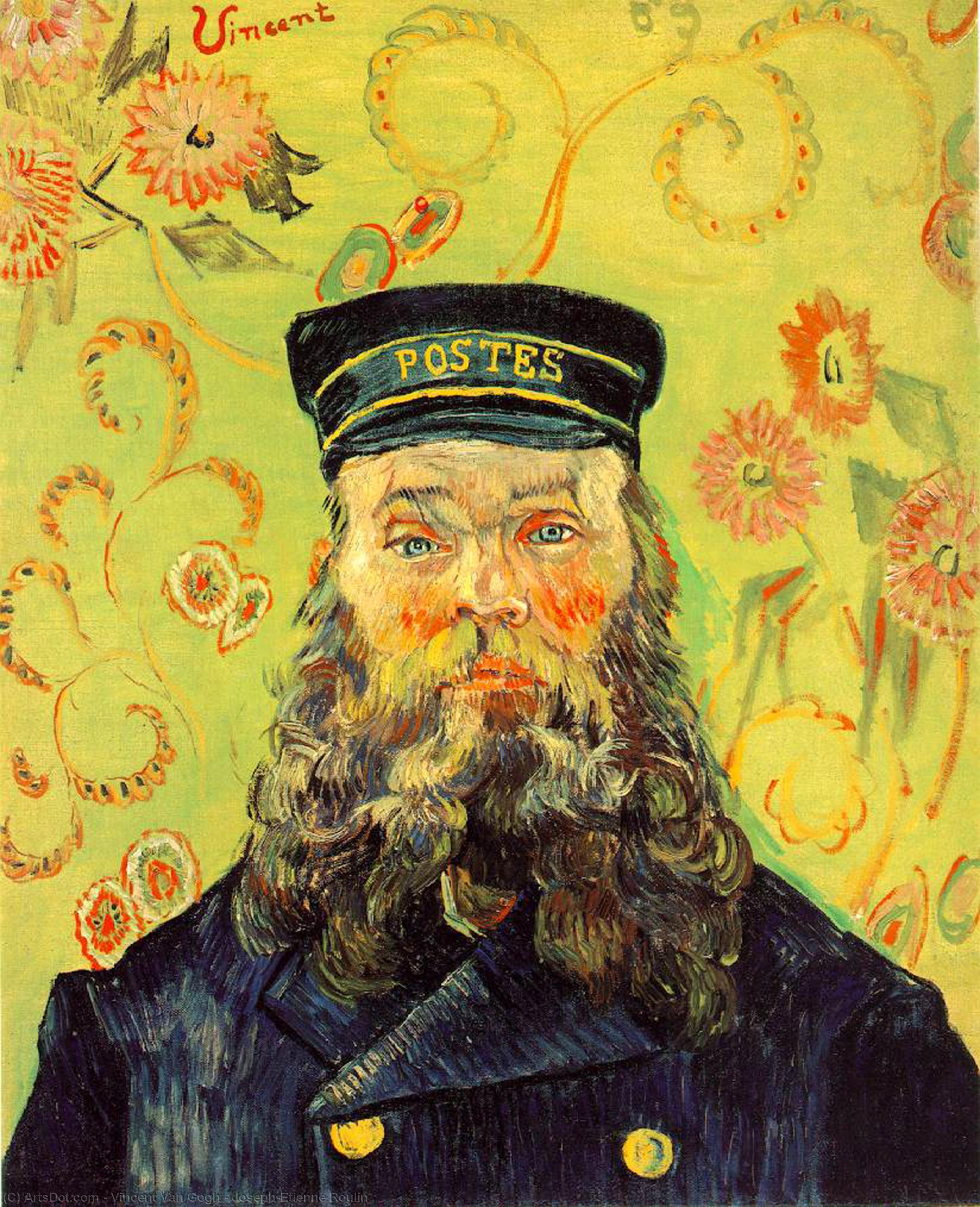 Wikioo.org - The Encyclopedia of Fine Arts - Painting, Artwork by Vincent Van Gogh - Joseph-Etienne Roulin