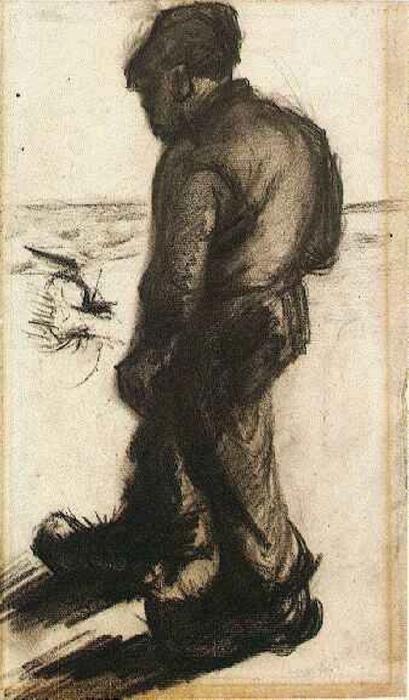WikiOO.org - Encyclopedia of Fine Arts - Maľba, Artwork Vincent Van Gogh - Peasant