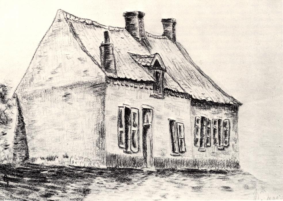 WikiOO.org - Güzel Sanatlar Ansiklopedisi - Resim, Resimler Vincent Van Gogh - A house Magros