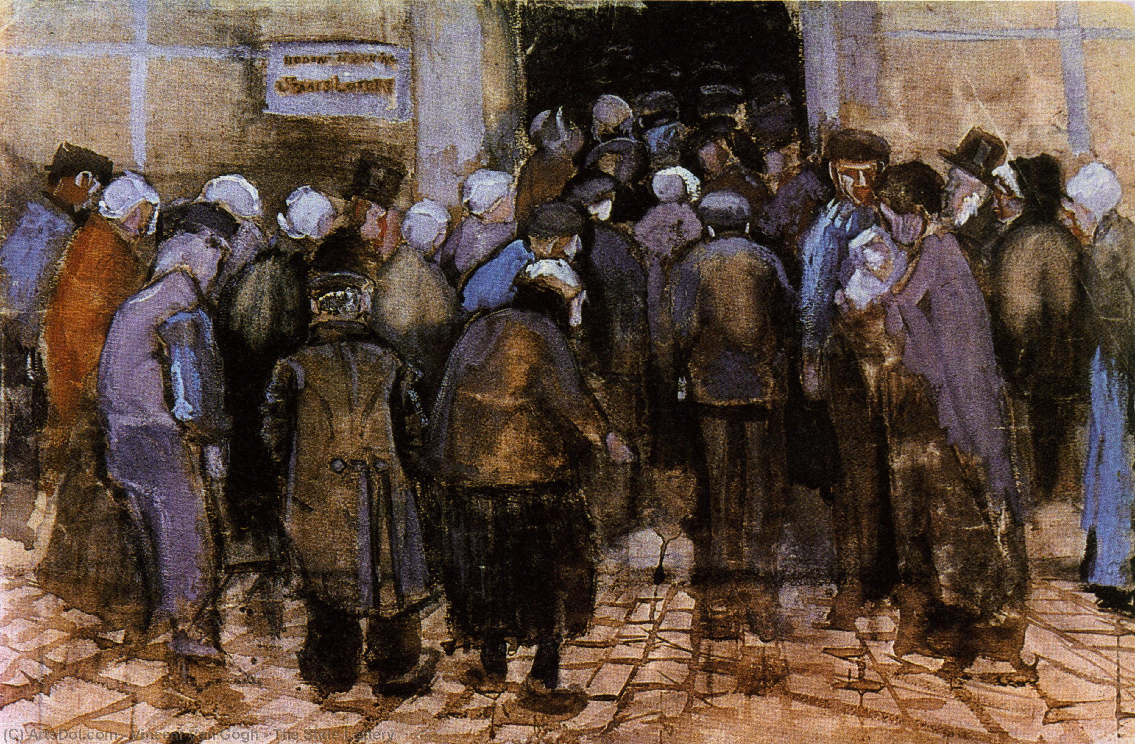 Wikioo.org - สารานุกรมวิจิตรศิลป์ - จิตรกรรม Vincent Van Gogh - The State Lottery