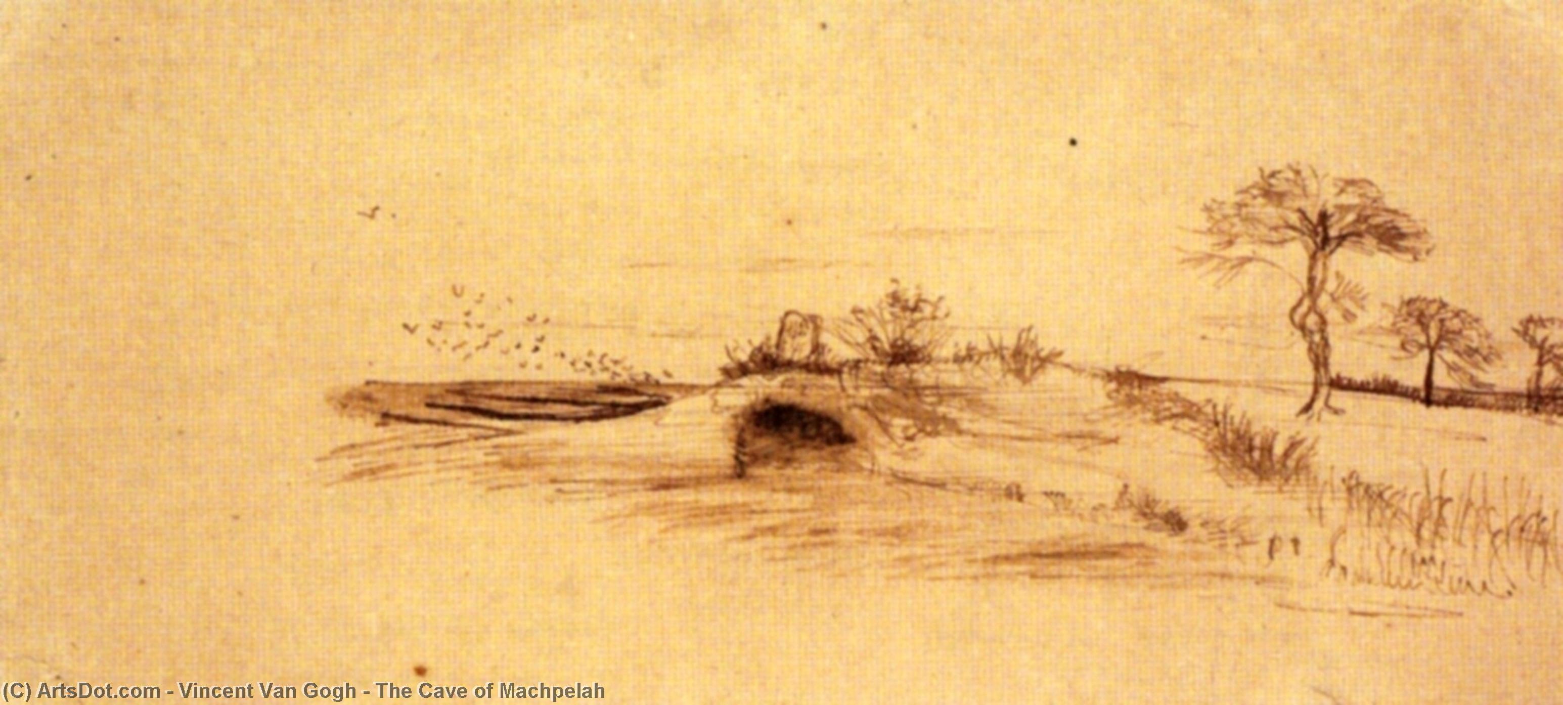 Wikioo.org - Bách khoa toàn thư về mỹ thuật - Vẽ tranh, Tác phẩm nghệ thuật Vincent Van Gogh - The Cave of Machpelah