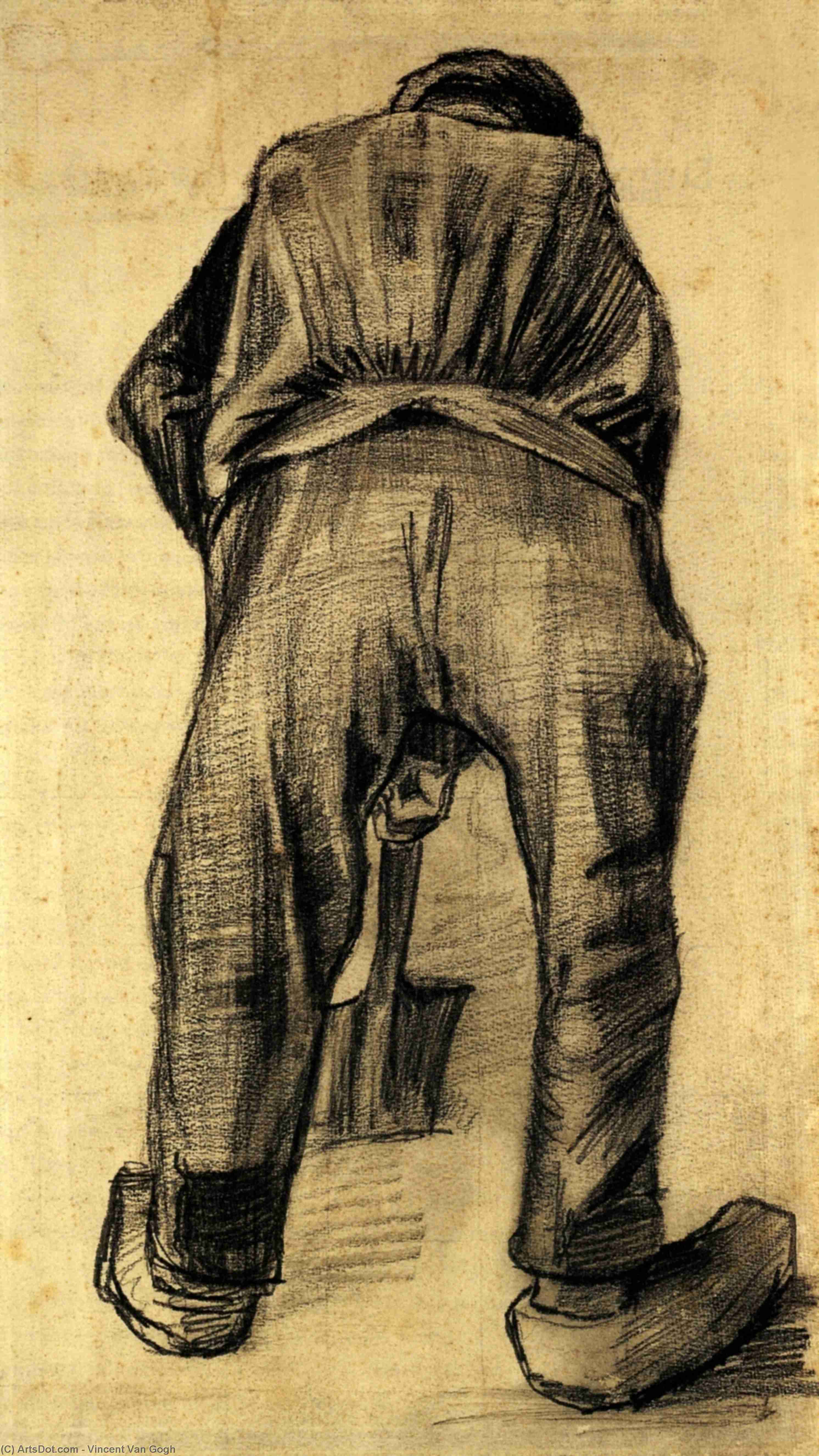 Wikioo.org - The Encyclopedia of Fine Arts - Painting, Artwork by Vincent Van Gogh - Digger